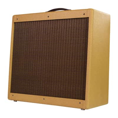 Mojotone Fender Licensed Tweed Bassman 4x10 Combo Cabinet With Lacquered Tweed Finish image 1