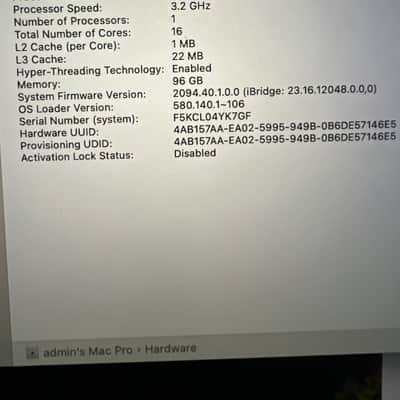 Apple Mac Pro 7,1 (2019) — 16-Core Xeon W, 96GB RAM, 2TB SSD, Radeon Pro Vega II Duo image 6