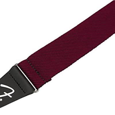 Genuine Fender 2" Modern Tweed Guitar Strap - Black / Red - 099-1445-406 image 4
