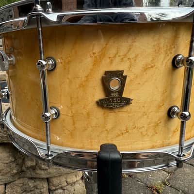 Ludwig LS403CAN150 Canada 150th Anniversary Edition 1867-2017 6.5x14 Birdseye Maple 10 PLY Classic Maple - Gloss Lacquer Snare Drum MINT image 6