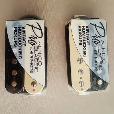 Epiphone Zebra ProAlnico Humbucker Pickups For Epiphone Les Paul SG LP image 1