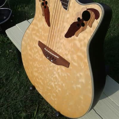 Ovation CP247 Celebrity Deluxe Quilted Maple Acoustic/Electric