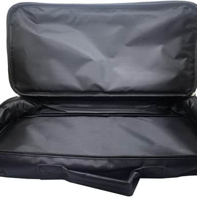 Portable Gig Bag Effect Pedalboard Carry Bag 18 x 9 x 3 Inch for Small Guitar Effects Pedal Board Black image 3