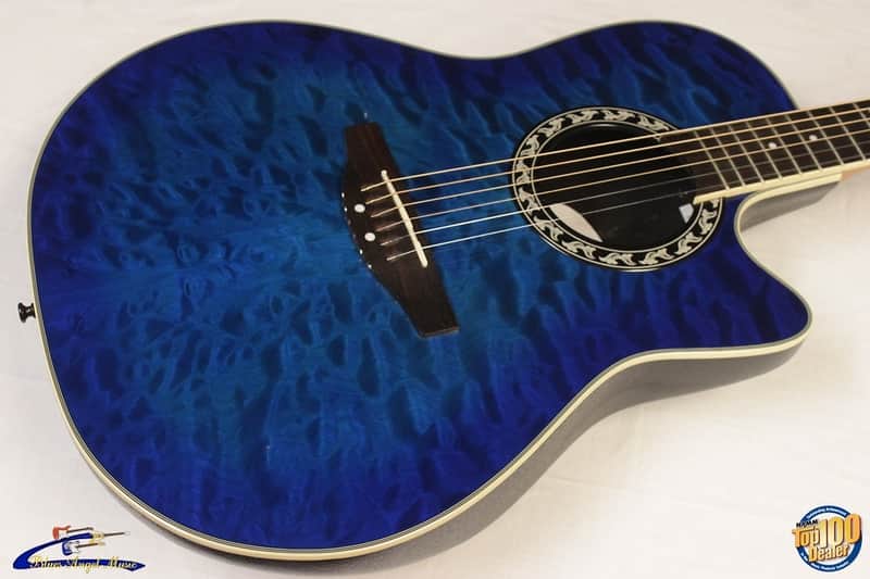 Ovation Applause AE128 Acoustic-Electric Guitar, Very Good Shape