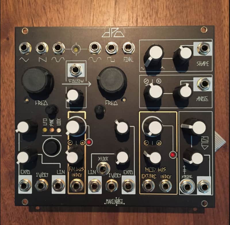 Black & Gold Make Noise DPO Dual Primary Oscillator Module image 1