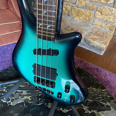 Warwick Dolphin Pro 1 / EARLY 1989 - 4 String / Seaglass Black Burst image 4