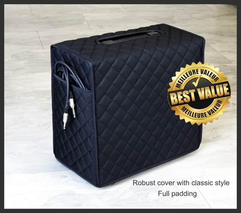 Combo Amp Cover SUPRO dual tone 1624 T reissue Classic black cover full padding image 1