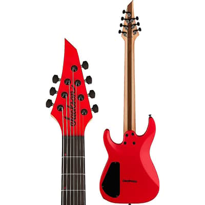 Jackson Pro Plus Series DK MDK7P HT 7-String Electric Guitar Regular Red with Black Bevels image 4