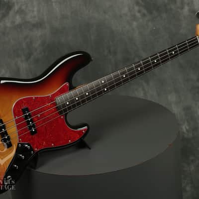 1992 Fender MIJ '62 Reissue Jazz Bass Sunburst image 13