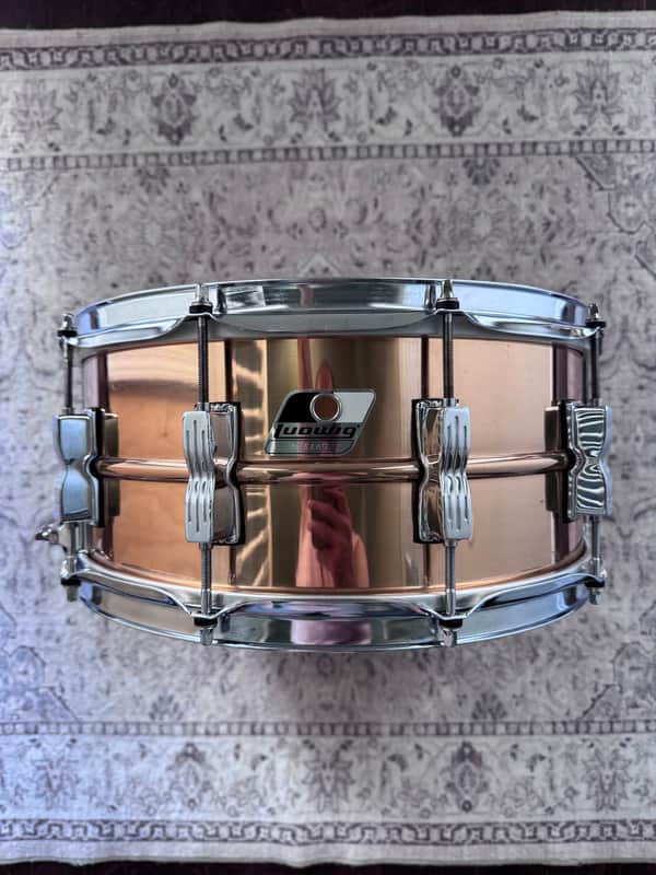 Ludwig LM306 Rocker Bronze 6.5x14 Snare image 1
