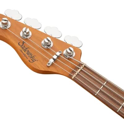 Sadowsky MetroExpress 21-Fret Vintage J/J Bass, Morado Fingerboard, Lefthand, 4-String - Solid Olympic White High Polish image 7