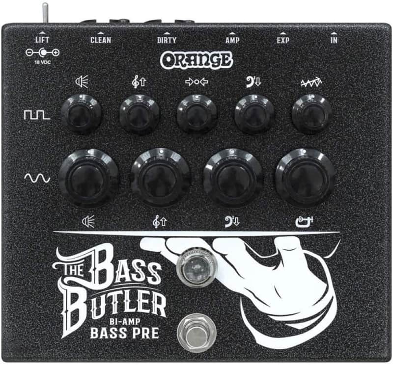 Orange Bass Butler Bi-Amp Bass Preamp Pedal image 1
