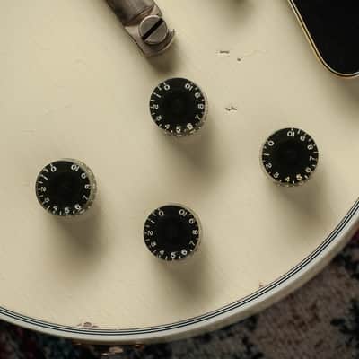 Immagine Gibson Les Paul Custom Murphy Lab Heavy Aged Classic White - 11