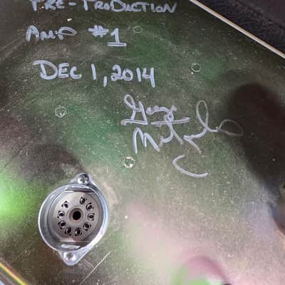 METROPOULOS METRO-PLEX 100w Guitar Amplifier pre production #1 2014 signed image 10