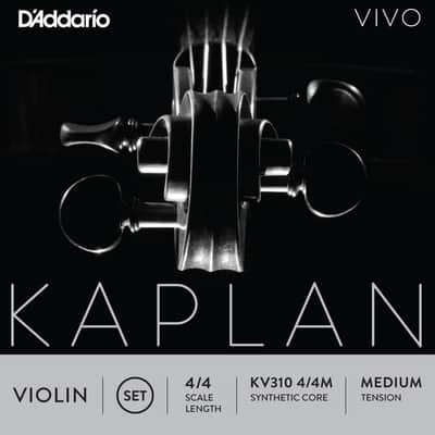 D'Addario KV310 4/4M Kaplan Vivo 4/4 Scale Violin Strings - Medium Tension