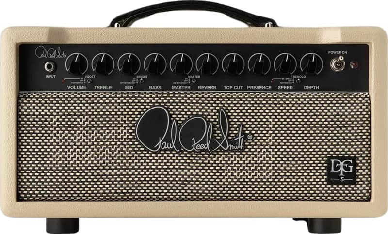 PRS DGT 15 David Grissom Signature Guitar Head, 15W, Blonde image 1