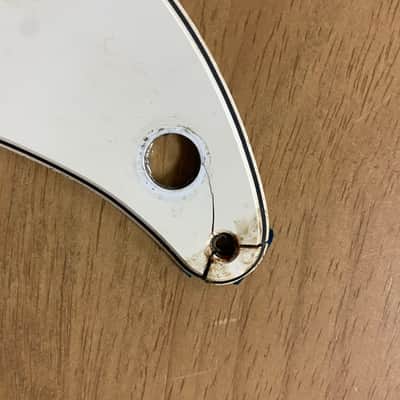 Fender Precision Bass Pickguard 1974 - White 3-ply image 8