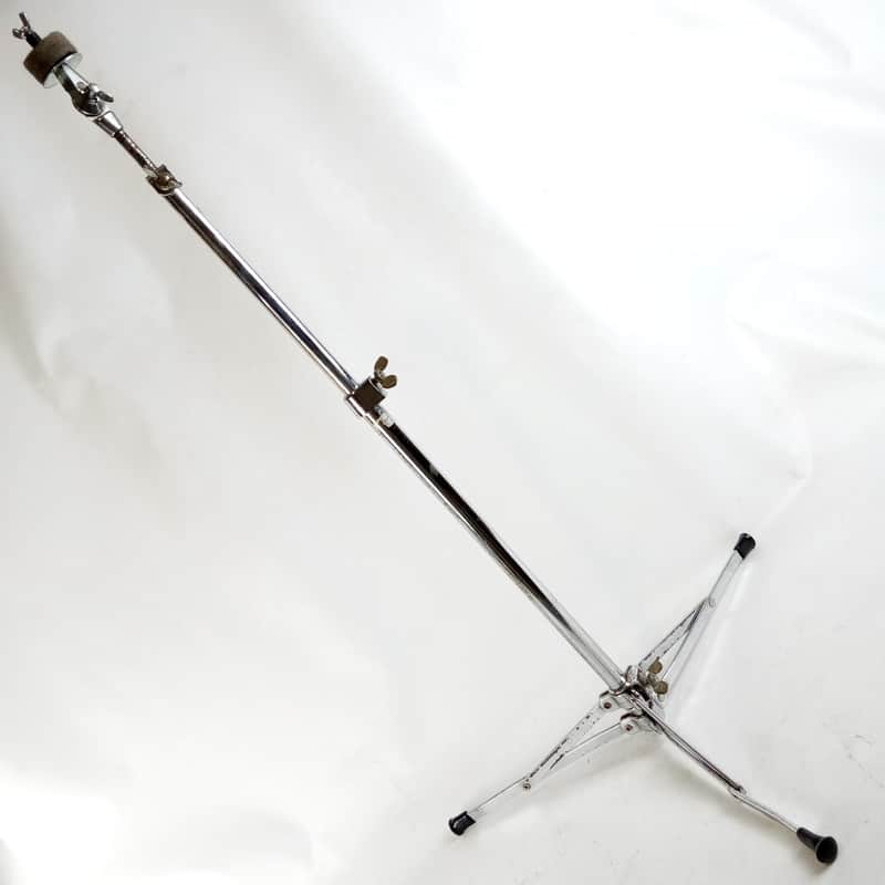 Ludwig Flat-Base Cymbal Stand Vintage Chrome Flush Classic Crash/Ride#1400 Model image 1