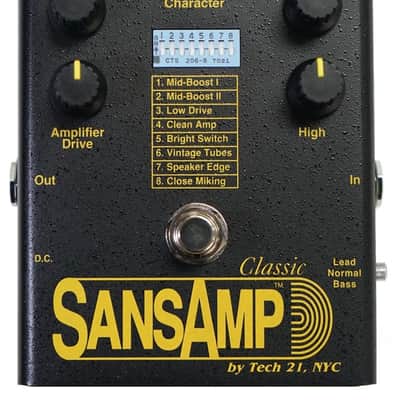 Tech 21 SansAmp Classic Tube Amp Emulator Pedal (Open Box)