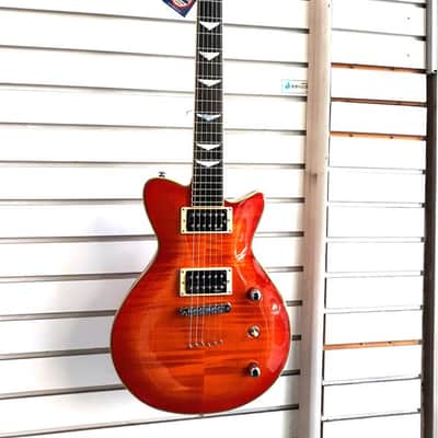 Hoyer HEG 515 NHB Ern Prestige Electric Guitar Mahogany 22 Frets Korea H-H image 2