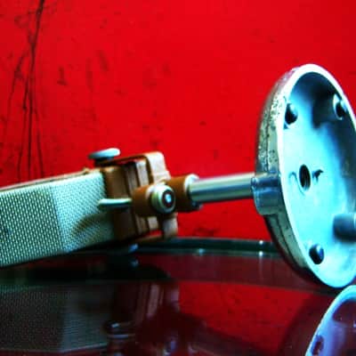 Vintage RARE 1940's Airline / Electro-Voice V-1 Ribbon Velocity Microphone w 423 model stand PROP image 14