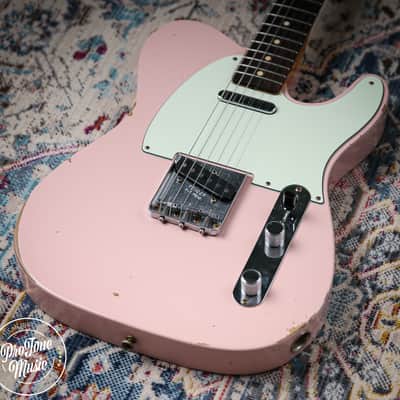 2021 Fender Custom Shop 59' Telecaster Relic Shell Pink image 16