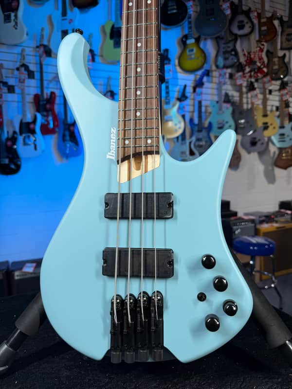 Ibanez Bass Workshop EHB600 Electric Bass Guitar - Purist Blue Matte, Free Plek! 669 image 1