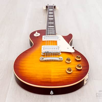 2022 Gibson Custom Shop Historic 1959 Les Paul Standard R9 70th Anniversary Washed Cherry Sunburst Gloss image 10