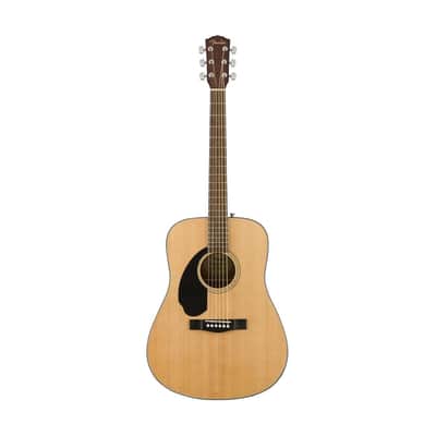 Fender CD-60S Left-Handed Dreadnought Acoustic Guitar - Natural image 1