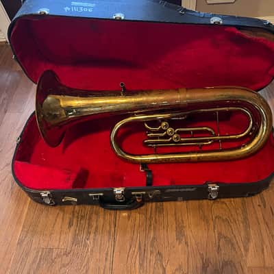 King 627 Baritone Horn – 1930s Pre-War – Upright Bell – H.N. White USA image 9