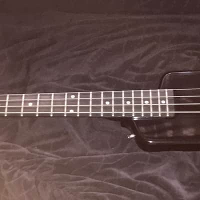Modulus "Flight 4-SP" headless 4 string bass + custom HSC - extremely rare, 1983, black image 8