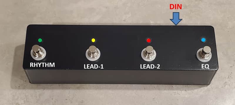 Custom for Formula Pre Footswitch FU-2P Mesa Boogie w/ 15-Foot cable (5-Pin DIN) image 1