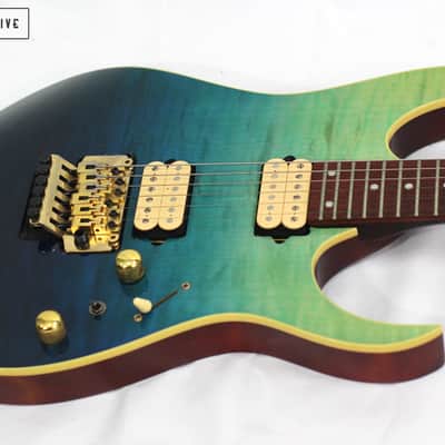 Ibanez RG420HPFM-BRG High Performance Blue Reef Gradation image 5