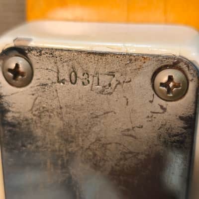 Fender Stratocaster 1964 Olympic White Refin Frankenstart image 22