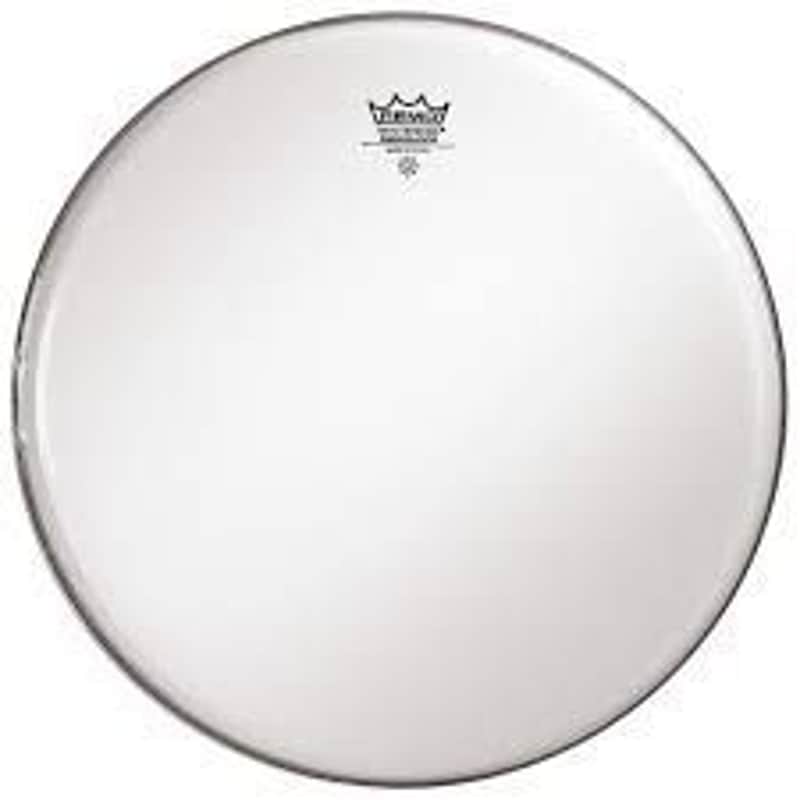 Remo BA-0214-00 14" Ambassador Smooth White image 1