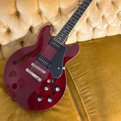 Epiphone ES-335 P90 Pro w/OHSC - Transparent Red image 2