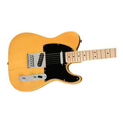 Squier Affinity Series Telecaster 6-String Electric Guitar with Maple Fingerboard (Right-Handed, Butterscotch Blonde) image 5
