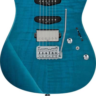 Ibanez MMN1-TAB Martin Miller Signature Electric Guitar 6-String - Transparent Aqua Blue + Case image 16