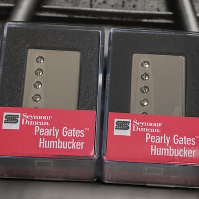 Seymour Duncan SH-PG1b&n Pearly Gates Humbucker Pickup Set Nickel Chrome Les Paul
