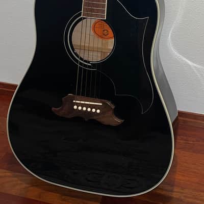 Gibson Elvis Presley Signature Dove 2003 Ebony (VERY RARE) PLAYED BY PAUL HINOJOS (At The Drive-In & The Mars Volta) FREE ATDI MERCH BUNDLE INCLUDED! image 1