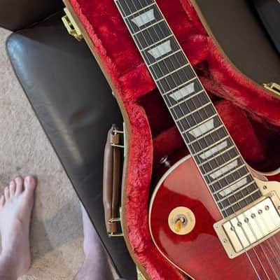 Gibson Les Paul standard 50s 2025 - Figured, Cherry red - 8lbs 15oz image 8