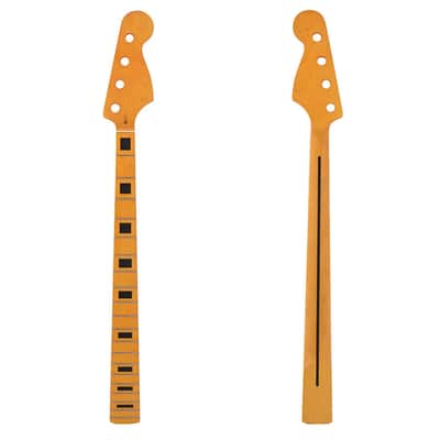 20 Fret Precision Bass Replacement Neck – Maple P Bass Neck with Black Inlays & Truss Rod image 2