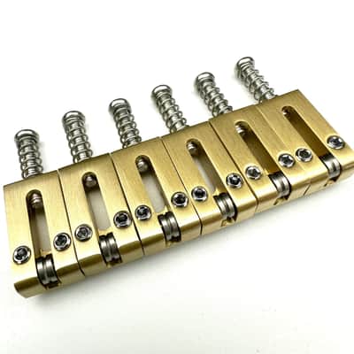 Single tremolo mini double tremolo electric guitar bridge roller saddles brass saddles string saddles 10.5MM image 3