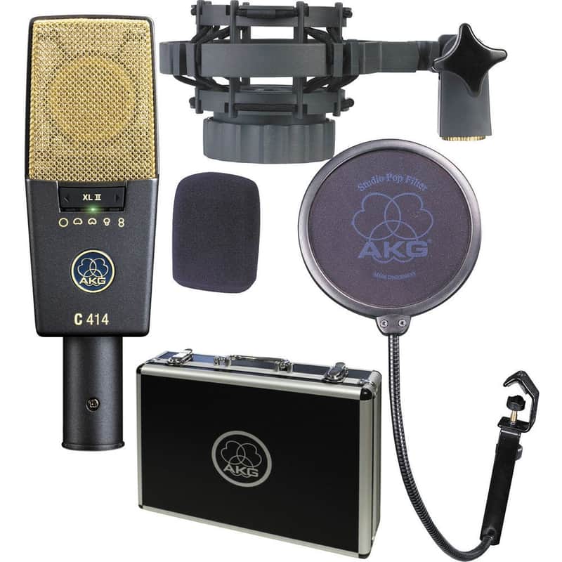 AKG C414 XLII Large-Diaphragm Condenser Microphone image 1