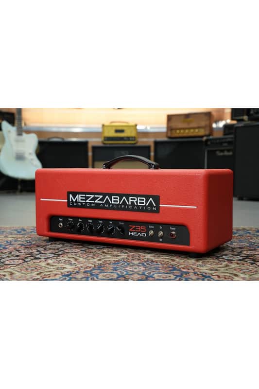 MEZZABARBA Z35 Head 45w - with Master Volume & Send/Return - Red Custom Tolex image 1