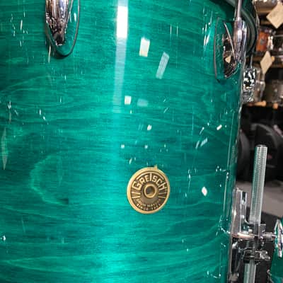 ~WOW!~ Gretsch USA Custom 5-Piece 10/12/14/16/22 Drum Kit Set in Caribbean Blue Gloss Lacquer image 7