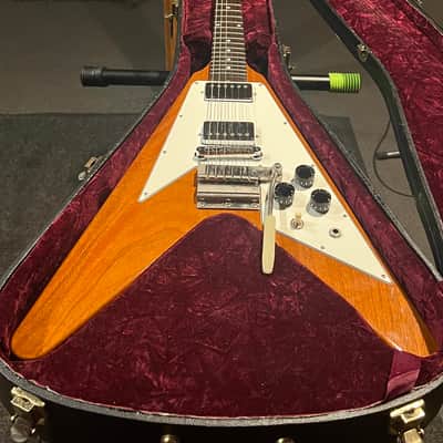 Gibson Custom Shop '67 Mahogany Flying V Reissue with Maestro Vibrola 2021 - Present - Sparkling Burgundy image 10
