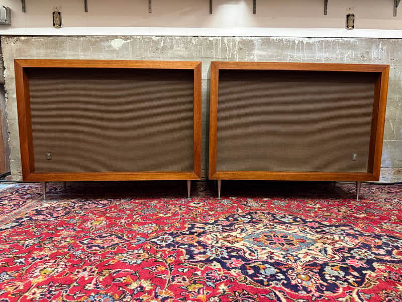 JBL C37 Rhodes Speakers System 001 1960s - Walnut image 1