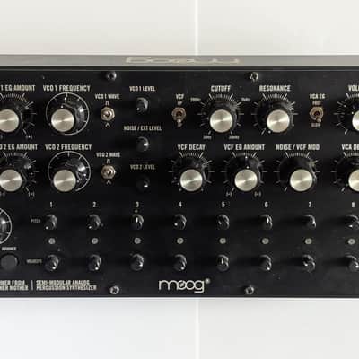 Moog DFAM Drummer From Another Mother Semi-Modular Analog Percussion Synthesizer 2018 - Present - Black/Wood image 1