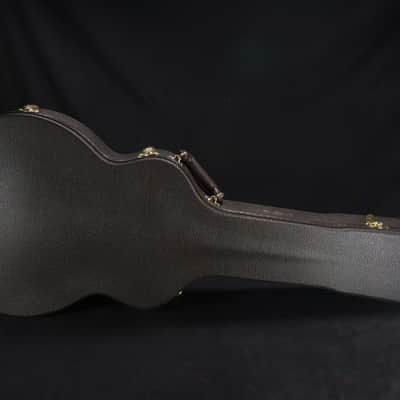 Taylor Custom Shop Grand Auditorium BLACK LABEL Spruce Top Quilt AAA Maple Back & Sides with Hardcase Transparent Blue 093 image 13